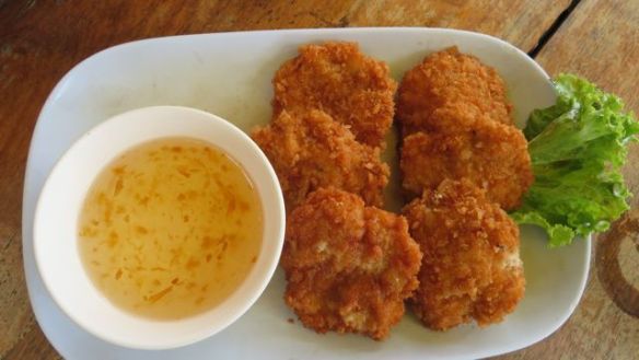 Shrimp cakes ja ihana dippi!