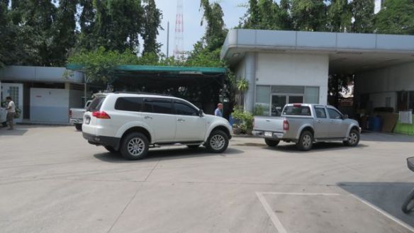 Valmiina uuteen legiin pakollisen vessapysähdyksen jälkeen!