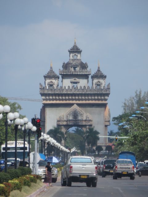 Vientianen keskustaa