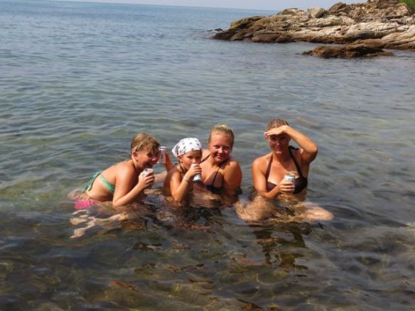 Mutta uitiin ja nautittiin muuten merestä ja virvoittavista juomista!