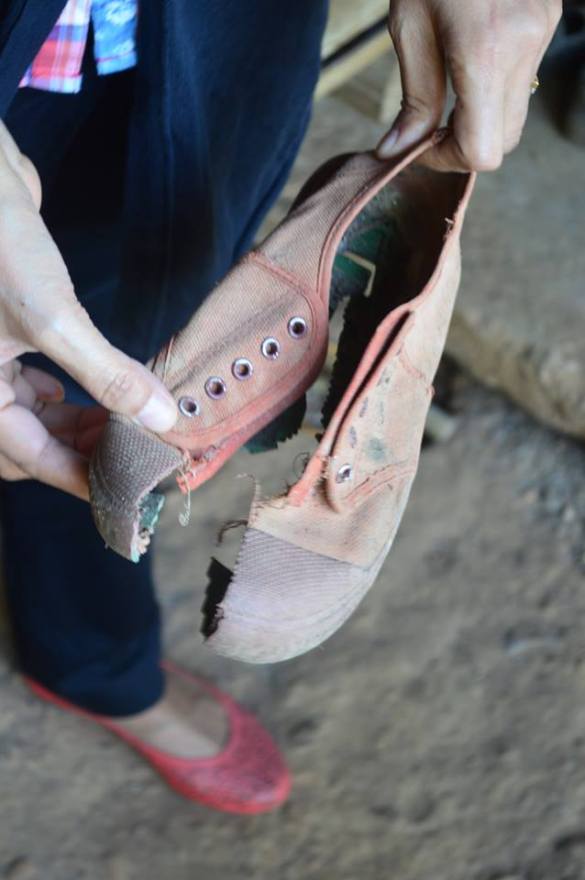 Tämä kenkä oli edelleen käytössä... (kuva Risto Vierula)