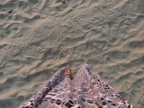 Hiekka oli kuin puuteria