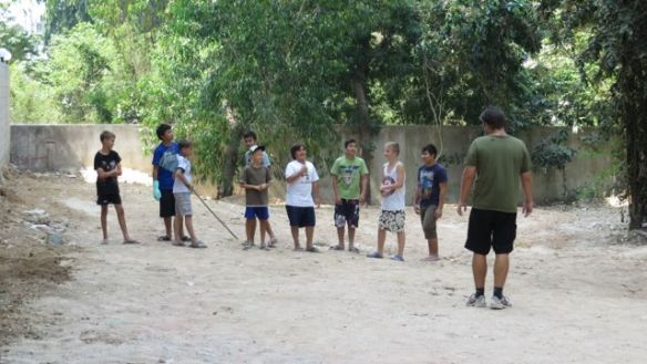 Lopuksi pelattiin "Kuka pelkää Jamo-miestä...!!?"