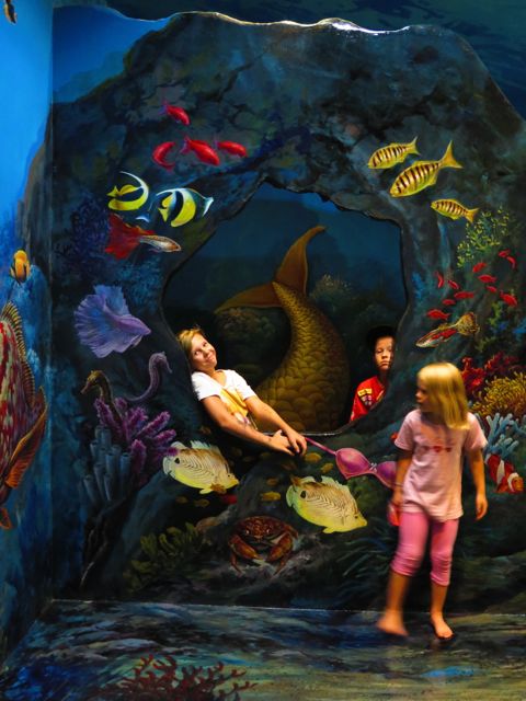 Osaan teoksista pääsi sisälle, ja ne olivat oikeasti 3D