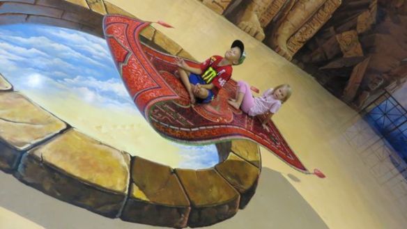 Tämä oli yksi parhaista efekteistä, ei uskoisi lasten istuvan suoralla lattialla