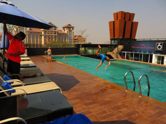 Altaalla ei yleensä ollut ketään, joten sai roiskia rauhassa!