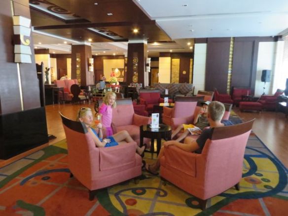 Aulassa valmiina lähtöön