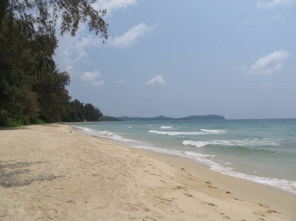 Tyhjää rantaa riittää