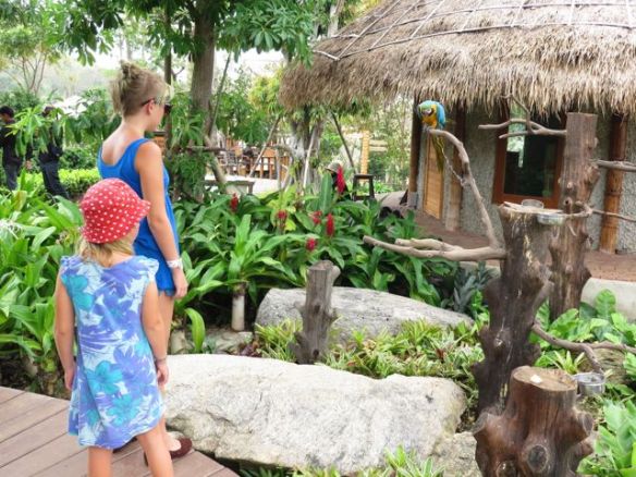 Matkalla norsujen luo. Kaunis, vehreä ja hienosti suunniteltu ympäristö