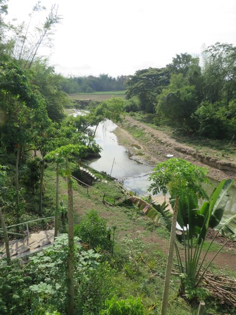 Resortin takana virtaava joki