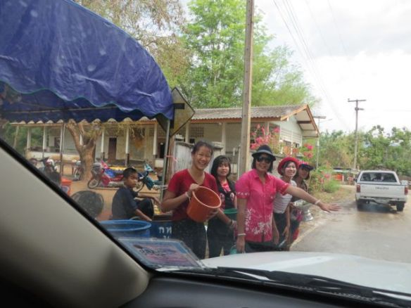 Täälläkin oli Songkran!