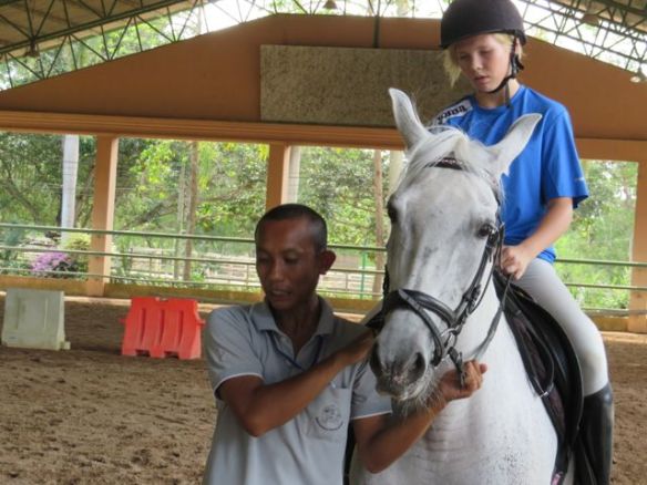 Viimeisellä ratsastustunnilla Horse Shoe Pointissa