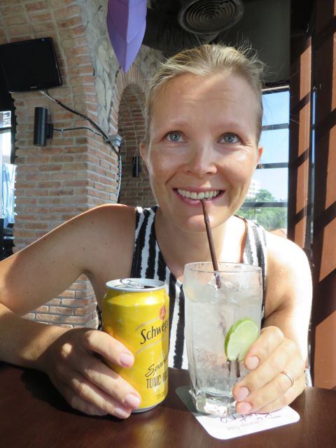 Lempijuomani tonic-vesi jäillä