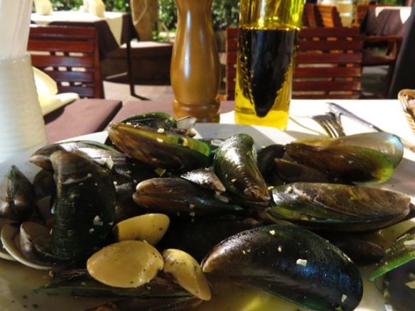 Illallisella italialaisessa ravintolassa